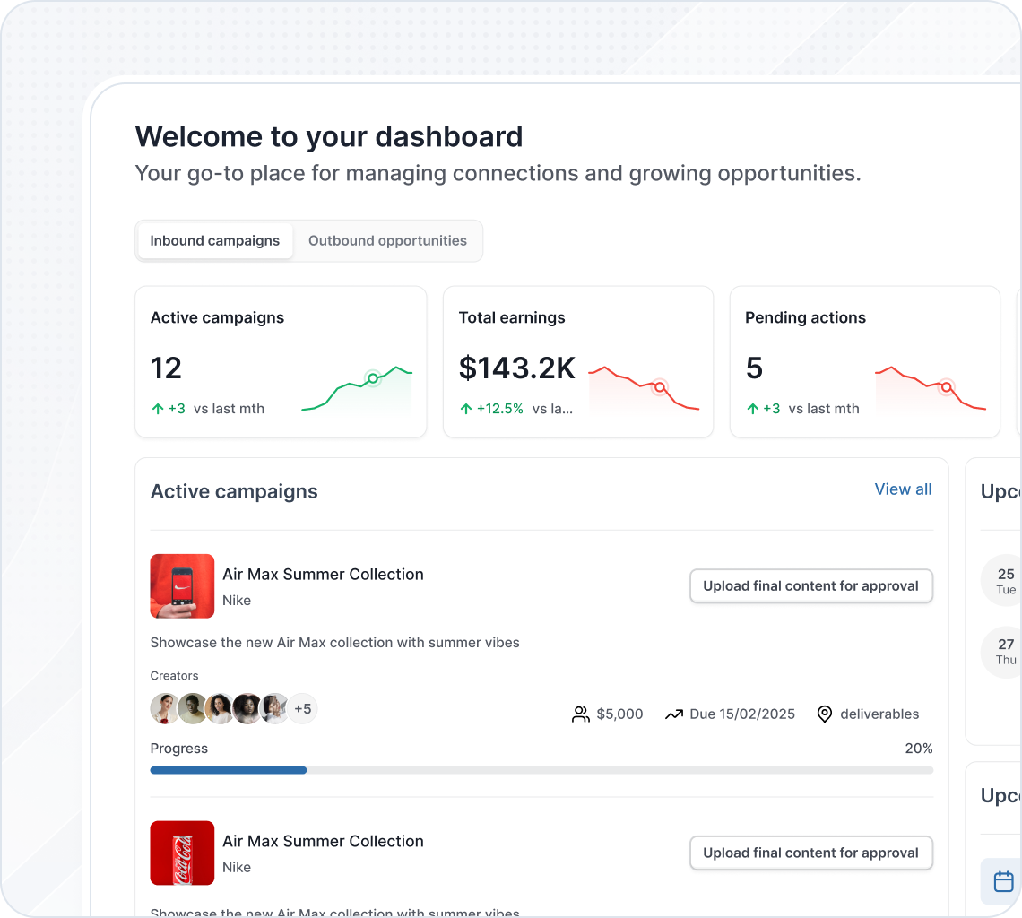 creator and manager tools